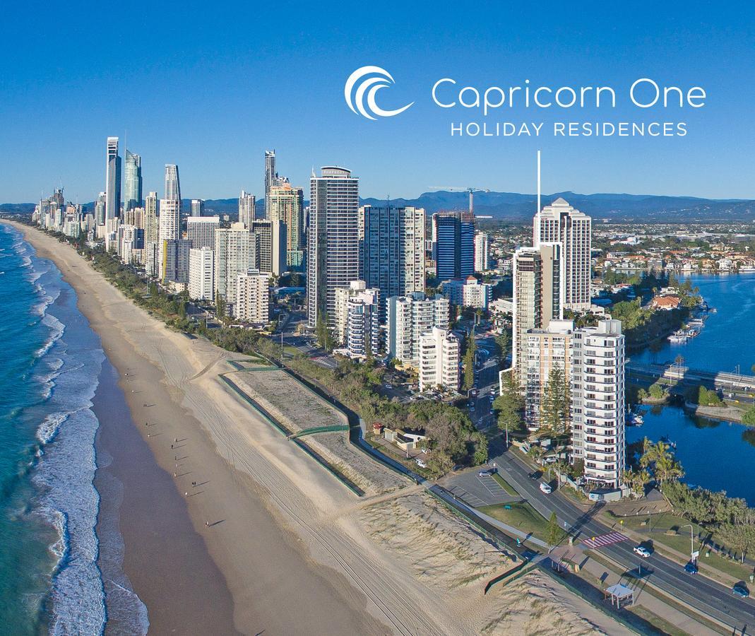 Capricorn One Beachside Holiday Apartments - Official Gold Coast Exterior foto